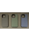 Apple iPhone 12 Kılıf Karbon Fiber Tasarımlı Zore Karbono Kapak