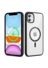 Apple iPhone 12 Kılıf M-safe Wireless Şarj Özellikli Silikon Zore Ege Kapak