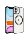 Apple iPhone 12 Kılıf M-safe Wireless Şarj Özellikli Zore Setro Silikon