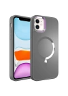 Apple iPhone 12 Kılıf M-safe Wireless Şarj Özellikli Zore Stil Kapak