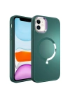 Apple iPhone 12 Kılıf M-safe Wireless Şarj Özellikli Zore Stil Kapak