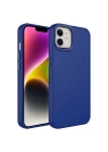 Apple iPhone 12 Kılıf Metal Çerçeve ve Buton Tasarımlı Silikon Zore Luna Kapak