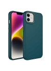 Apple iPhone 12 Kılıf Metal Çerçeve ve Buton Tasarımlı Silikon Zore Luna Kapak