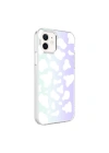 Apple iPhone 12 Kılıf Zore M-Blue Desenli Kapak