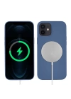 Apple iPhone 12 Kılıf Zore Silksafe Wireless Kapak