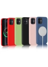 Apple iPhone 12 Kılıf Zore Silksafe Wireless Kapak