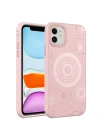 Apple iPhone 12 Kılıf Zore Wireless Şarj Özellikli Desenli Hot Kapak