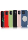 Apple iPhone 12 Mini Kılıf Zore Silksafe Wireless Kapak