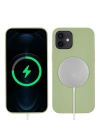 Apple iPhone 12 Mini Kılıf Zore Silksafe Wireless Kapak