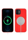 Apple iPhone 12 Mini Kılıf Zore Silksafe Wireless Kapak