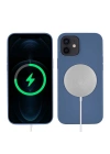 Apple iPhone 12 Mini Kılıf Zore Silksafe Wireless Kapak