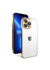 Apple iPhone 12 Pro Kılıf Kamera Korumalı Renkli Çerçeveli Zore Garaj Kapak