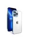 Apple iPhone 12 Pro Kılıf Kamera Korumalı Renkli Çerçeveli Zore Garaj Kapak
