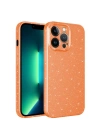 Apple iPhone 12 Pro Kılıf Kamera Korumalı Simli Lüks Zore Koton Kapak