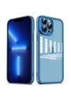 Apple iPhone 12 Pro Kılıf Kamera Korumalı Transparan Zore Post Kapak