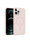 Apple iPhone 12 Pro Kılıf M-safe Şarj Özellikli Zore Babet Kapak