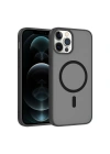 Apple iPhone 12 Pro Kılıf M-safe Şarj Özellikli Zore Babet Kapak