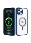 Apple iPhone 12 Pro Kılıf M-safe Wireless Şarj Özellikli Silikon Zore Ege Kapak