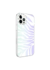 Apple iPhone 12 Pro Kılıf Zore M-Blue Desenli Kapak