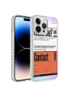 Apple iPhone 12 Pro Max Kılıf Airbag Kenarlı Renkli Desenli Silikon Zore Elegans Kapak