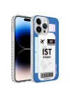 Apple iPhone 12 Pro Max Kılıf Airbag Kenarlı Renkli Desenli Silikon Zore Elegans Kapak