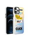 Apple iPhone 12 Pro Max Kılıf Desenli Zore Dragon Sert Kapak