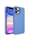 Apple iPhone 12 Pro Max Kılıf Metal Çerçeve ve Buton Tasarımlı Silikon Zore Luna Kapak