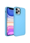 Apple iPhone 12 Pro Max Kılıf Metal Çerçeve ve Buton Tasarımlı Silikon Zore Luna Kapak
