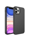 Apple iPhone 12 Pro Max Kılıf Metal Çerçeve ve Buton Tasarımlı Silikon Zore Luna Kapak