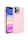 Apple iPhone 12 Pro Max Kılıf Metal Çerçeve ve Buton Tasarımlı Silikon Zore Luna Kapak
