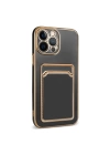 Apple iPhone 12 Pro Max Kılıf Zore Bark Kartlıklı Kapak