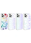Apple iPhone 12 Pro Max Kılıf Zore M-Blue Desenli Kapak