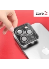 Apple iPhone 12 Pro Max Zore CL-12 Premium Safir Parmak İzi Bırakmayan Anti-Reflective Kamera Lens Koruyucu