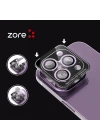 Apple iPhone 12 Pro Max Zore CL-12 Premium Safir Parmak İzi Bırakmayan Anti-Reflective Kamera Lens Koruyucu