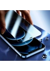 Apple iPhone 12 Pro Max Zore Fit Hard Mat Privacy Cam Ekran Koruyucu