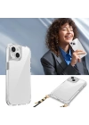 Apple iPhone 13 Kılıf Airbagli Takılabilir Askı Aparatlı Zore Snap Silikon Kapak