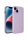 Apple iPhone 13 Kılıf Kamera Korumalı Simli Lüks Zore Koton Kapak