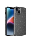 Apple iPhone 13 Kılıf Kamera Korumalı Simli Lüks Zore Koton Kapak