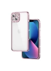 Apple iPhone 13 Kılıf Kamera Korumalı Taşlı Zore Mina Kapak