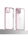 Apple iPhone 13 Kılıf Kamera Korumalı Taşlı Zore Mina Kapak