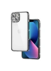 Apple iPhone 13 Kılıf Kamera Korumalı Taşlı Zore Mina Kapak