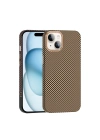 Apple iPhone 13 Kılıf M-safe Şarj Özellikli Karbon Fiber Görünümlü Zore Gros Kapak