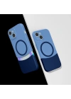 Apple iPhone 13 Kılıf M-Safe Şarj Özellikli Mıknatıslı Zore Duble Kapak