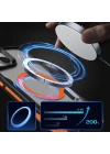 Apple iPhone 13 Kılıf M-safe Şarj Özellikli Renkli Kenar Airbag Şeritli Zore Lamer Kapak