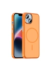 Apple iPhone 13 Kılıf M-Safe Şarj Özellikli Zore Lora PC Kapak