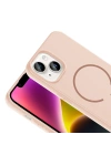 Apple iPhone 13 Kılıf M-safe Şarj Özellikli Zore Meta Kapak