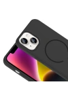 Apple iPhone 13 Kılıf M-safe Şarj Özellikli Zore Meta Kapak
