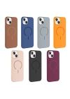 Apple iPhone 13 Kılıf M-safe Şarj Özellikli Zore Meta Kapak
