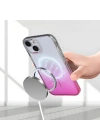 Apple iPhone 13 Kılıf M-Safe Şarj Özellikli Zore Septik Silikon Kapak