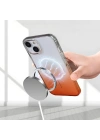 Apple iPhone 13 Kılıf M-Safe Şarj Özellikli Zore Septik Silikon Kapak